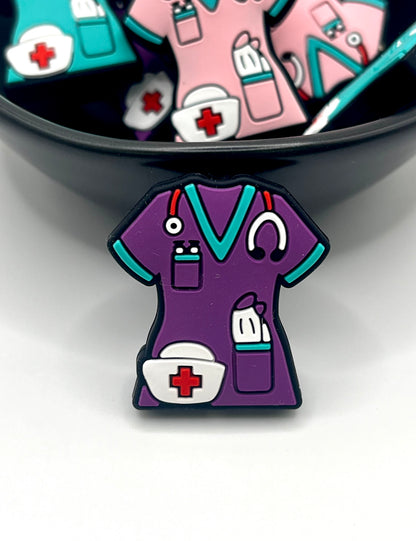 Nurse Scrub Focal Bead