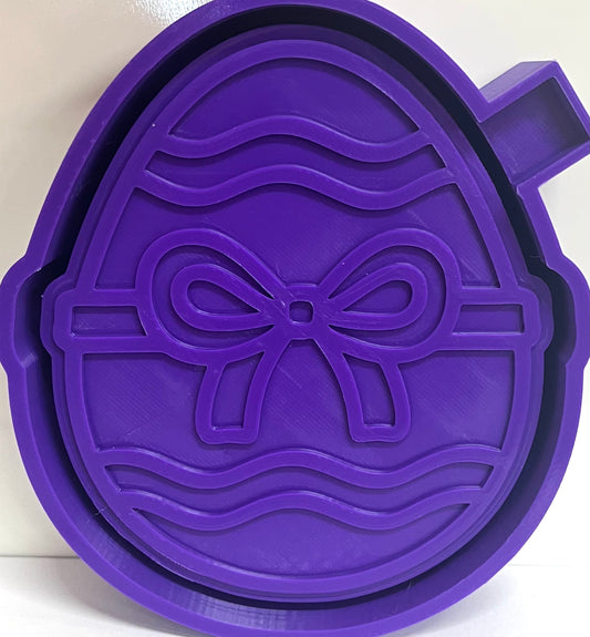 Easter Egg with Bow Mold