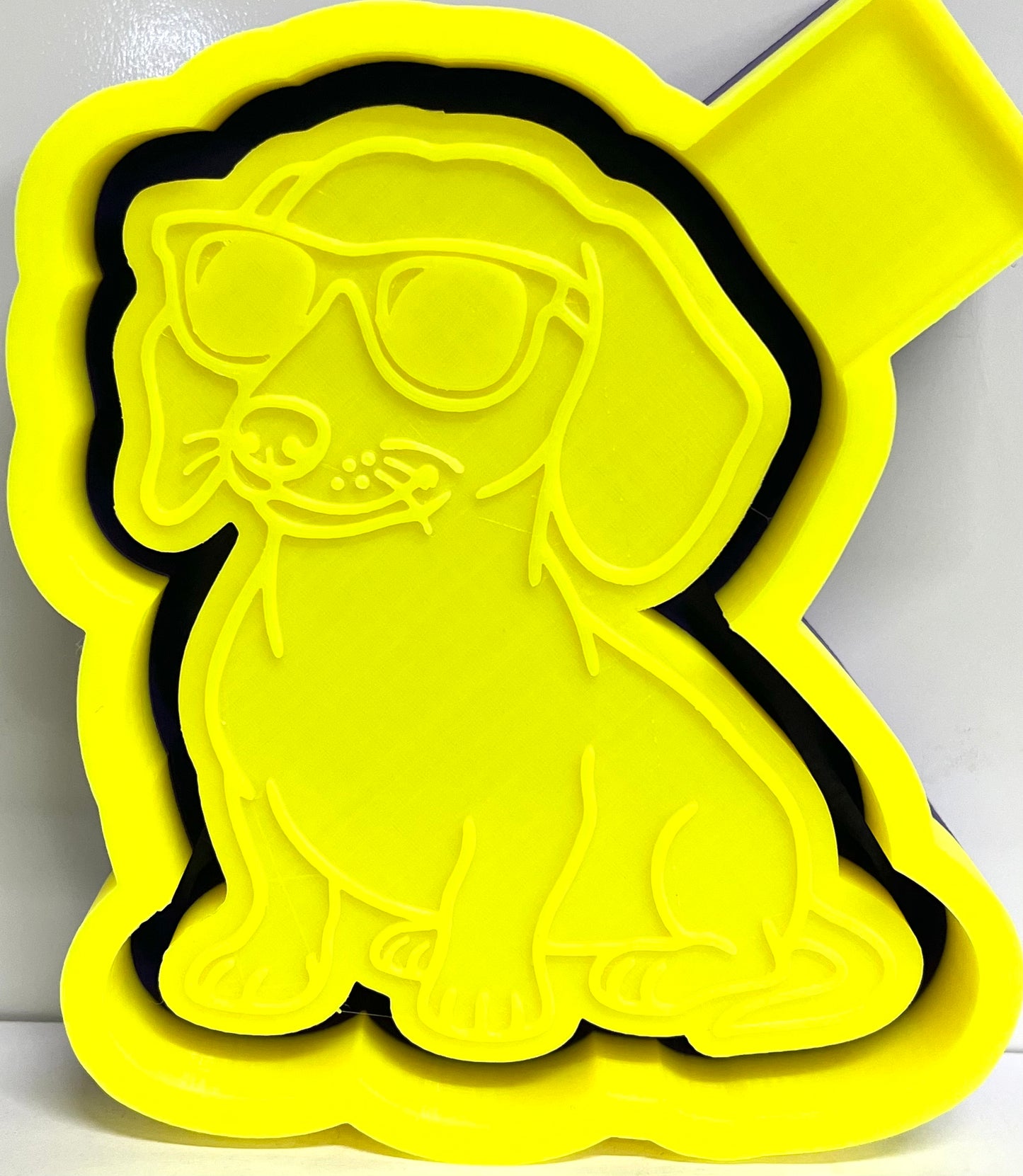 Weiner Dog Dachshund Wearing Sunglasses Mold