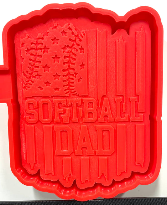 Softball Dad Flag Mold