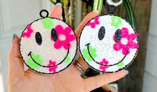 Groovy Daisy Smiley Face Vent Clip Mold