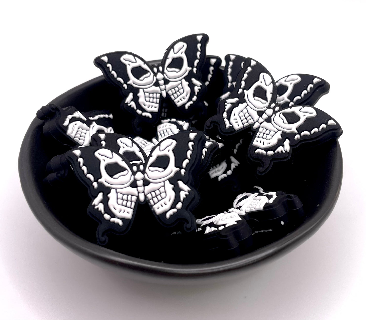 Skeleton Butterfly Focal Bead