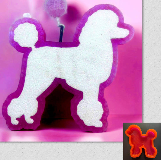 Poodle Silhouette Dog Mold