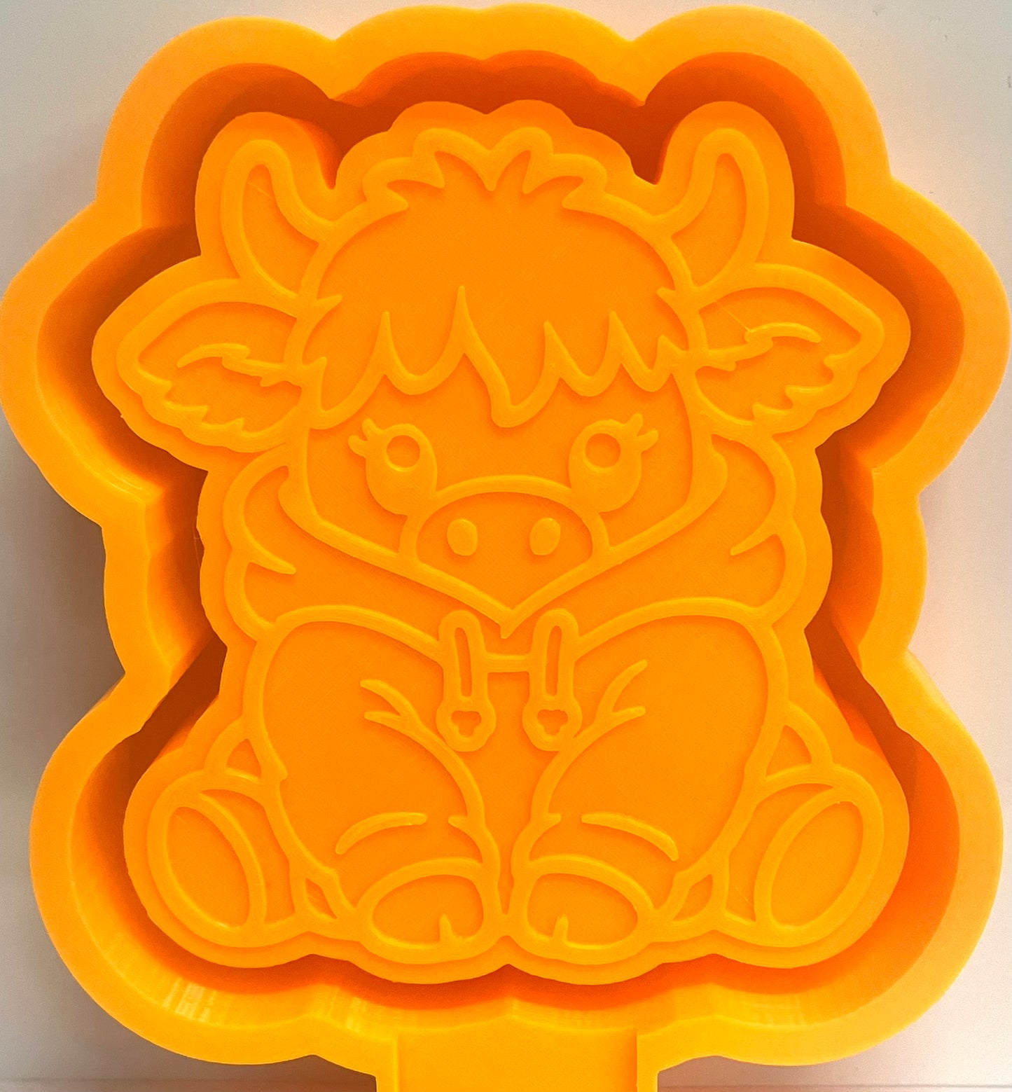 Highland Cow in Sweatshirt Mold
