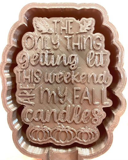 The Only Thing Getting Lit This Weekend Are My Fall Candles Mold