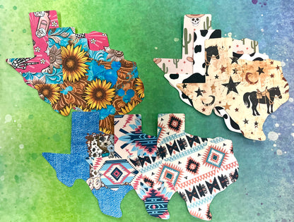 Texas Blank Shape Mold + Cardstock