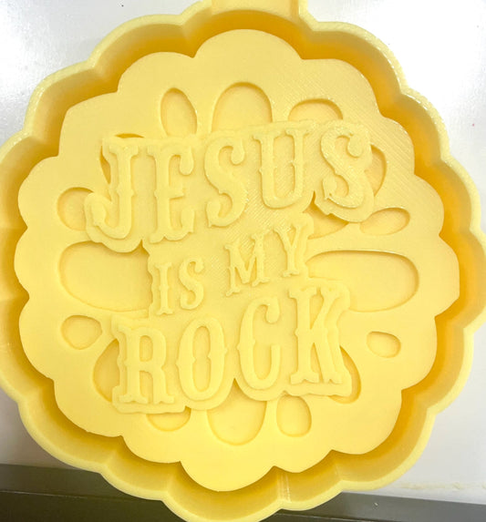 Jesus Is My Rock Concho Mold