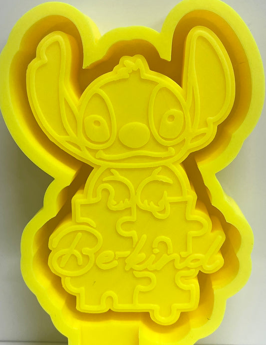 Blue Guy Be Kind Autism Mold