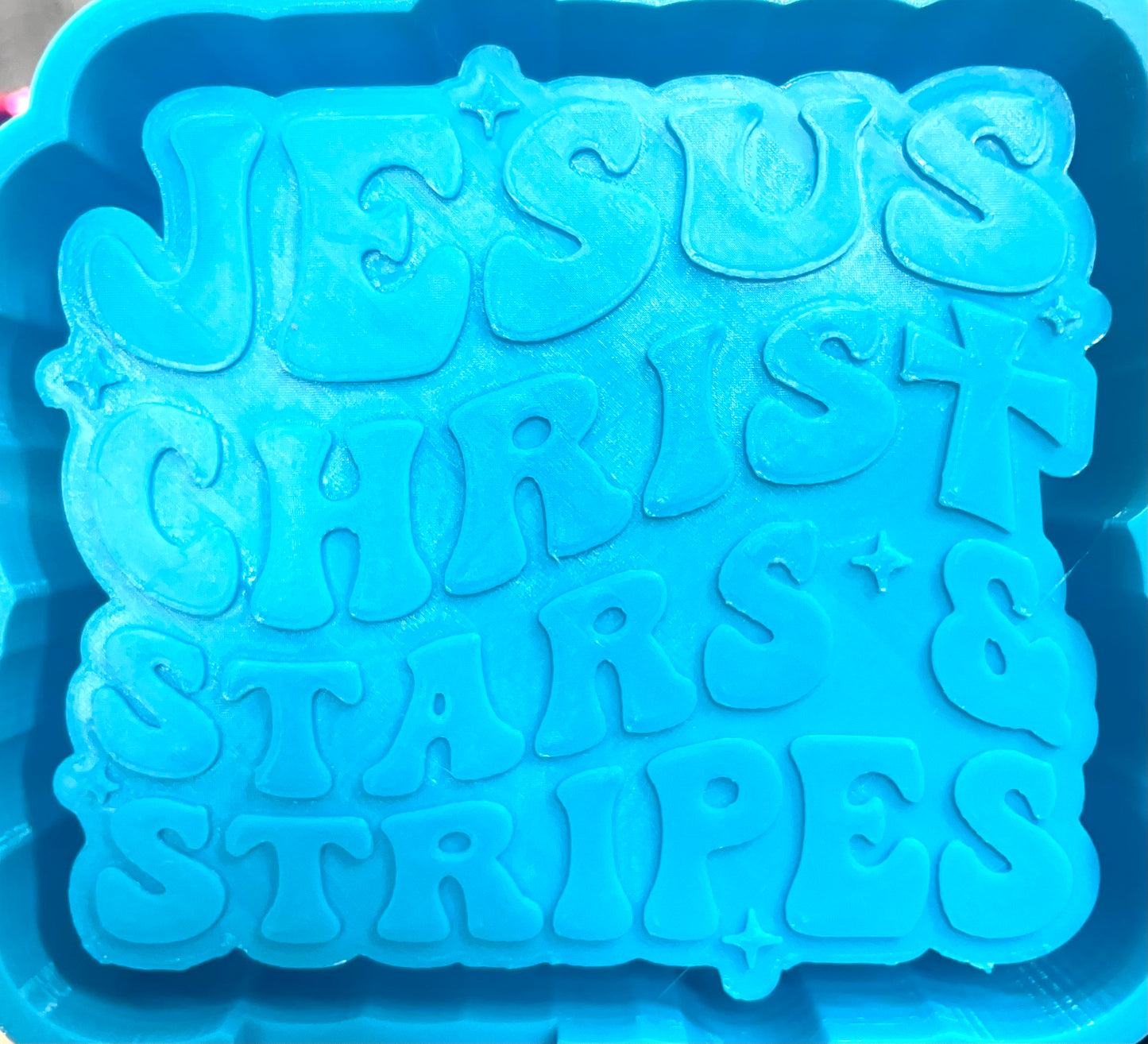 Jesus Christ Stars & Stripes Mold