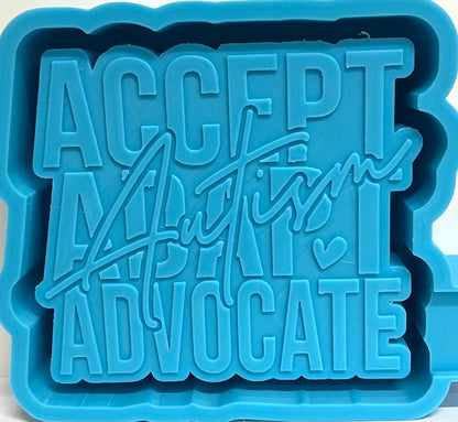 Accept Adapt Advocate Autism Mold
