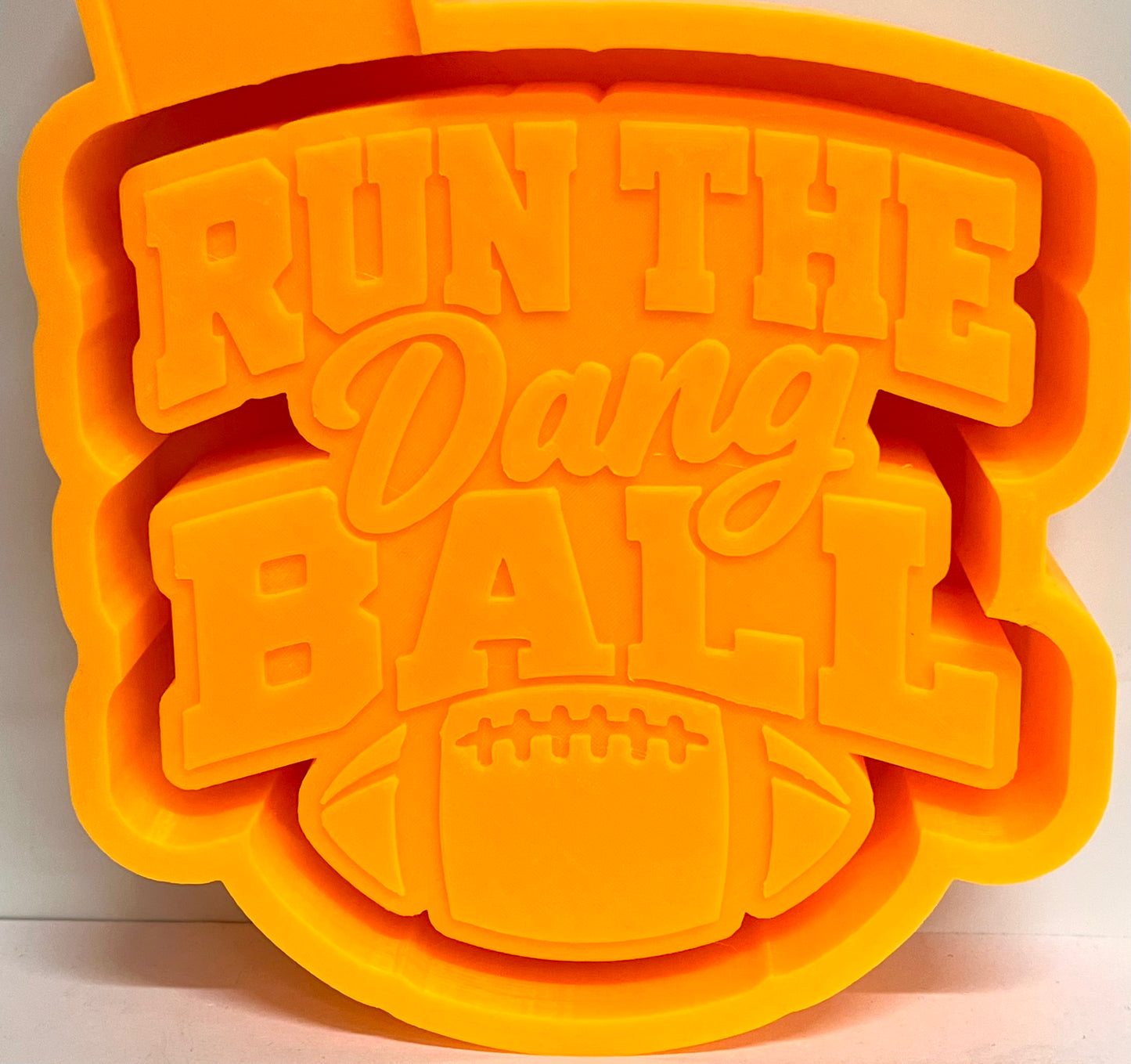 Run The Dang Ball Football Mold