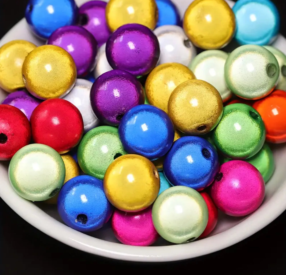 12mm Bubblegum Beads