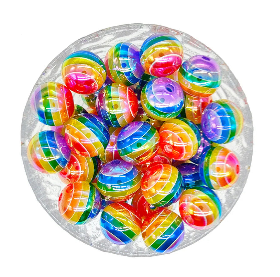 16mm Bubblegum Beads