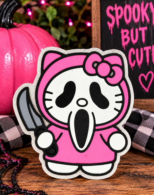 Ghostface Kitty Mold