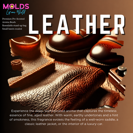 Leather Prescented Aroma Beads