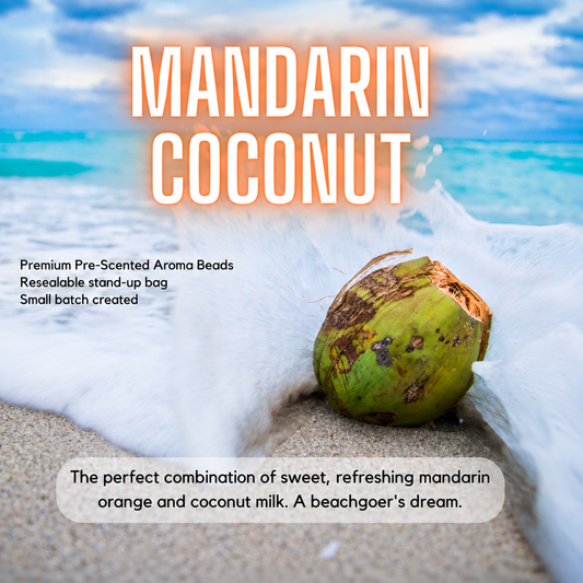 Mandarin Coconut Prescented Aroma Beads