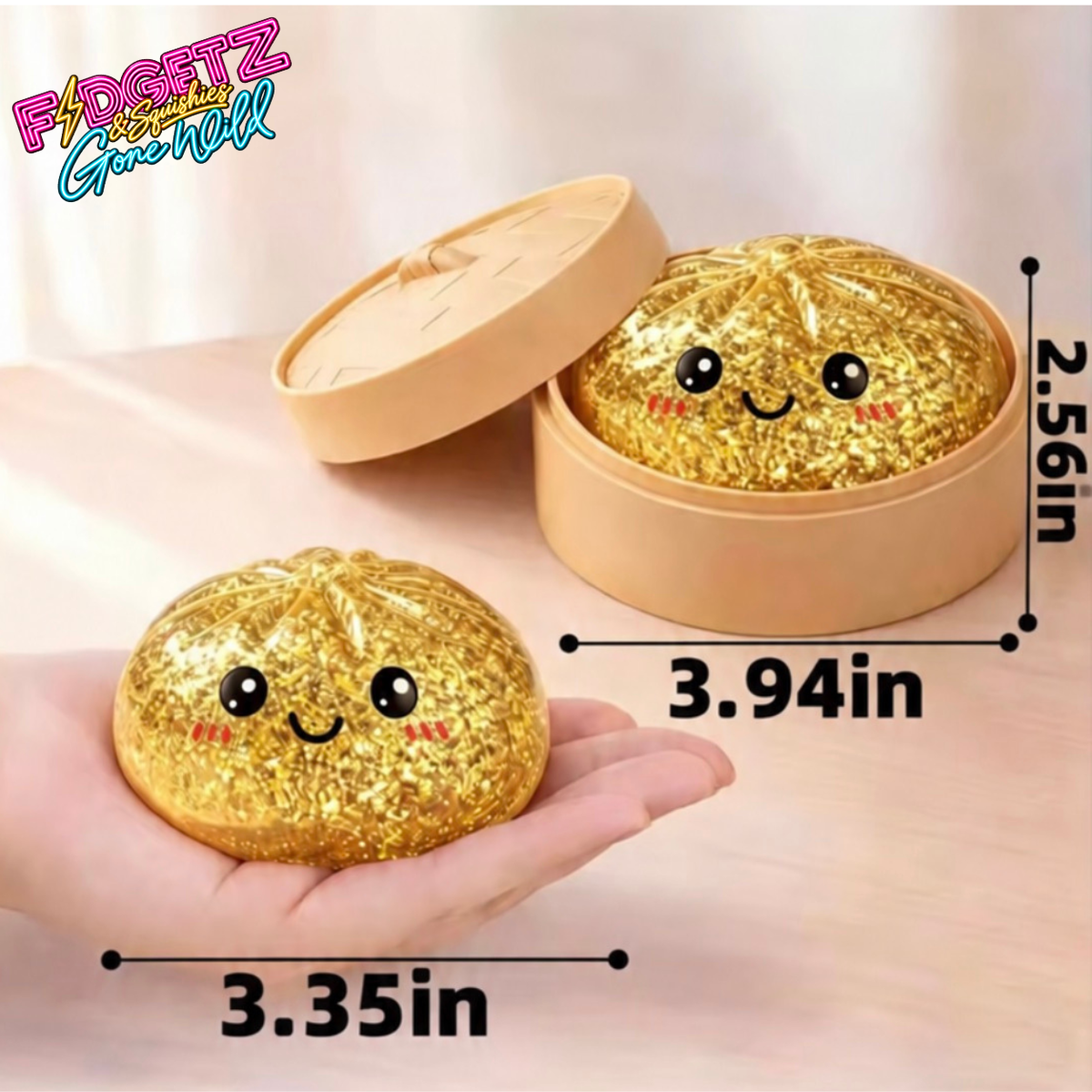 Surprise Glitter Dumpling Squishie
