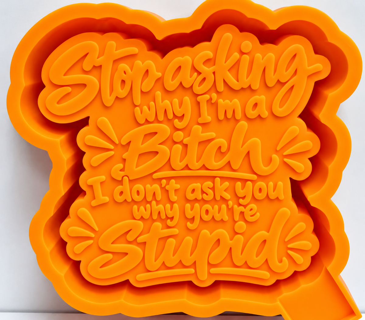 Stop Asking Why I’m A Bitch, I Don’t Ask Why You’re Stupid Mold