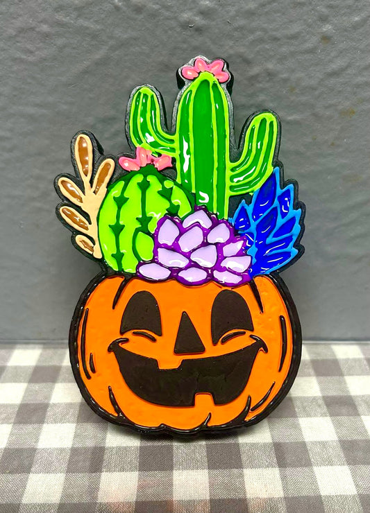 Cactus Jack O’ Lantern Pumpkin Mold
