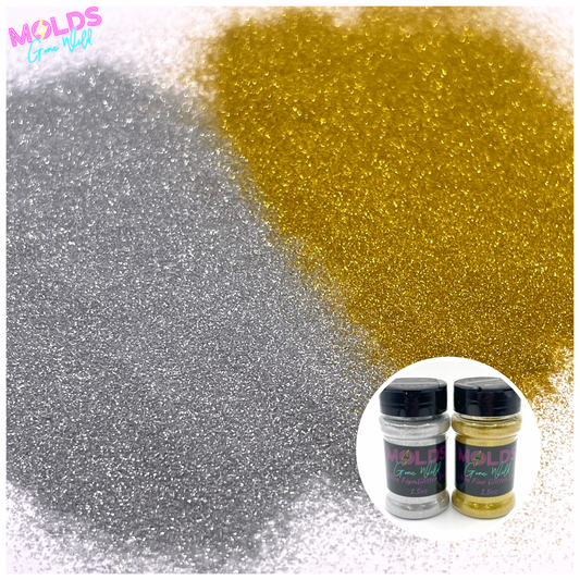 Silver and Gold Glitter Dust Set
