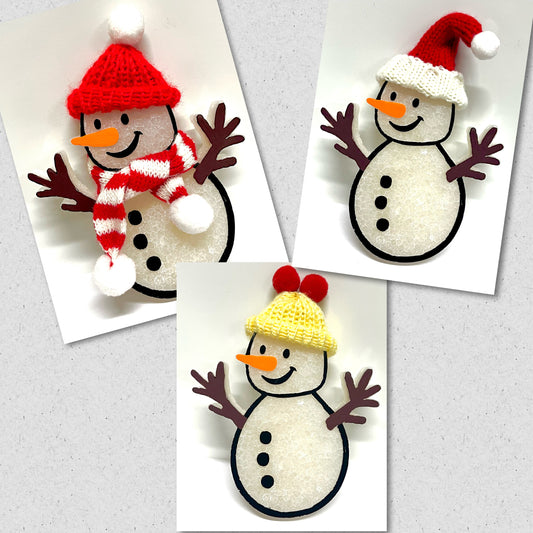 Snowman Mold with Hat and Scarf Add On Option
