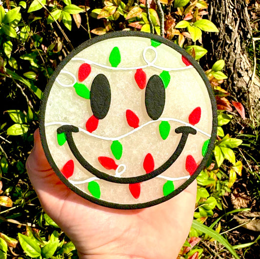 Christmas Light Smiley Face Mold