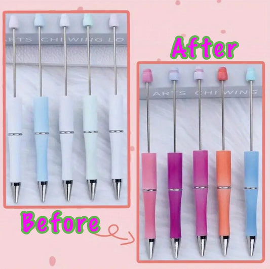 Color Changing Beadable Pens - 5ct
