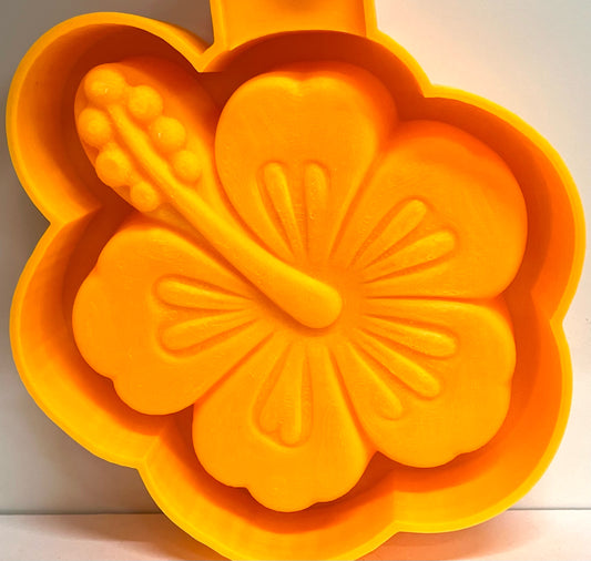 Hibiscus Flower 3D Mold