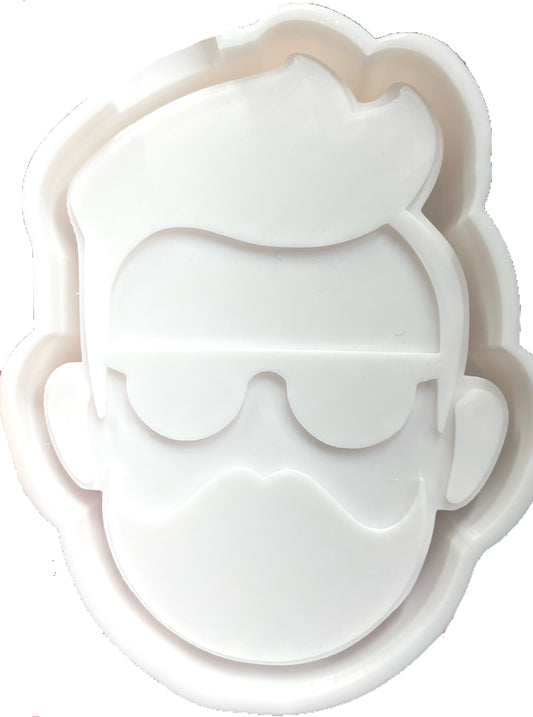 Bearded Guy with Sunglasses Mold