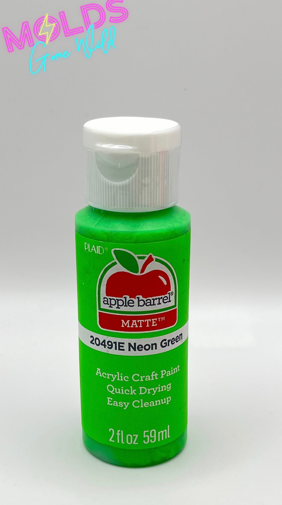 Apple Barrel Matte Neon Acrylic Paint