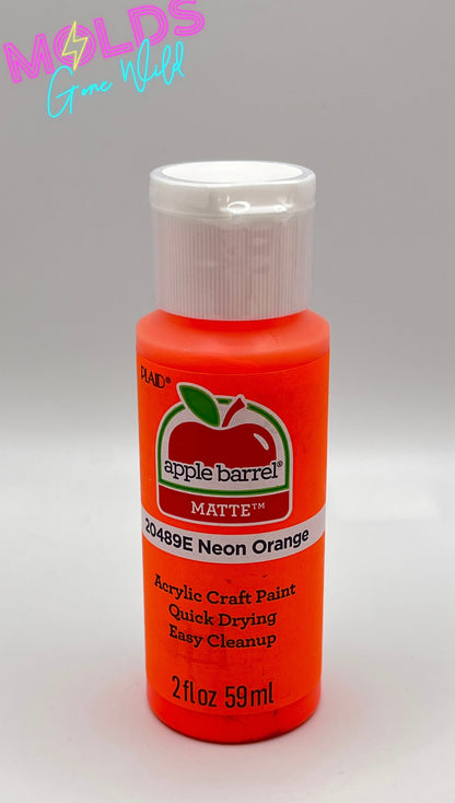 Apple Barrel Matte Neon Acrylic Paint