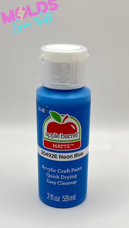 Apple Barrel Matte Neon Acrylic Paint