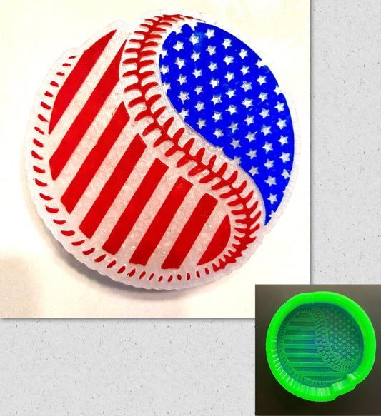 Flag Baseball Mold