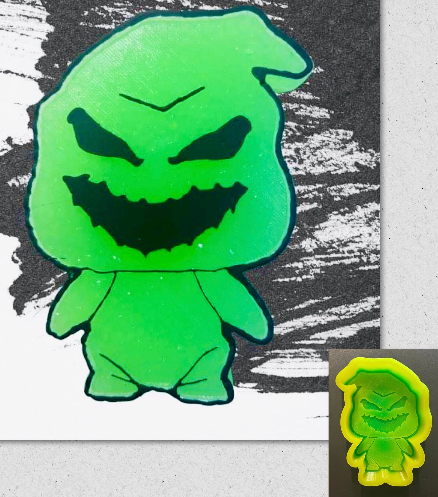 Scary Green Guy Mold