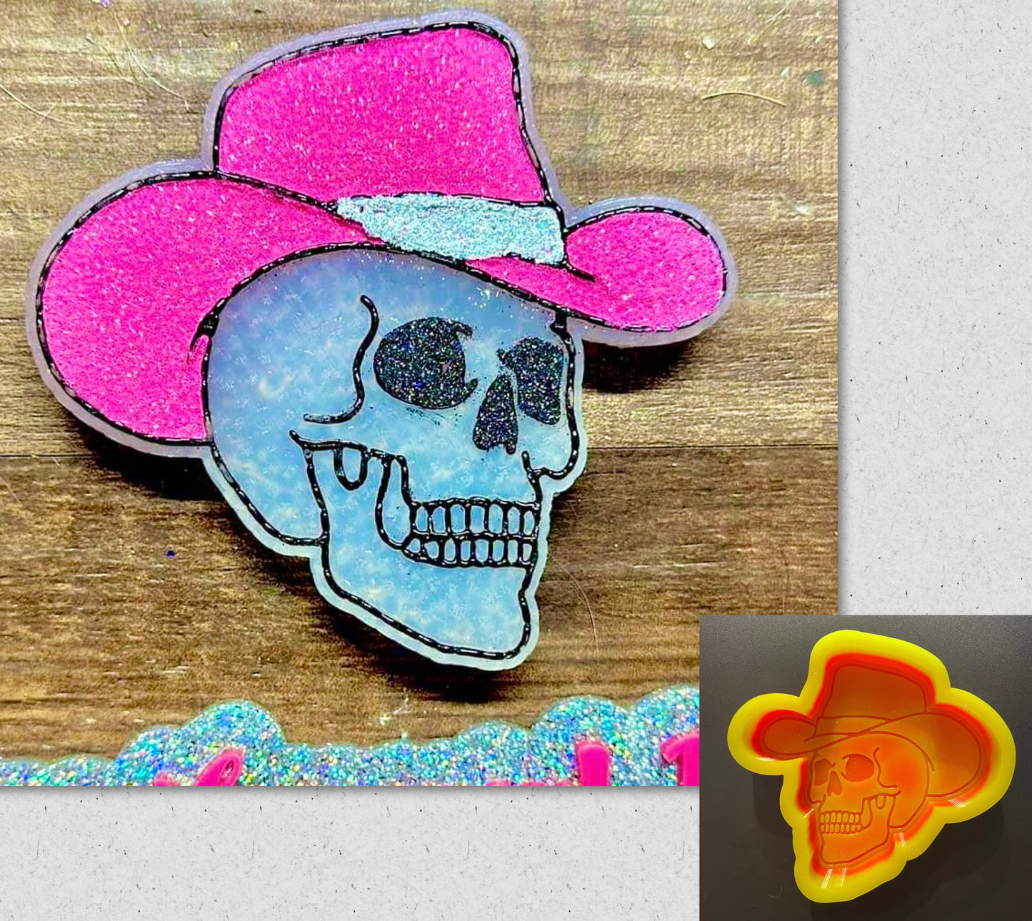 Skeleton Cowboy Mold