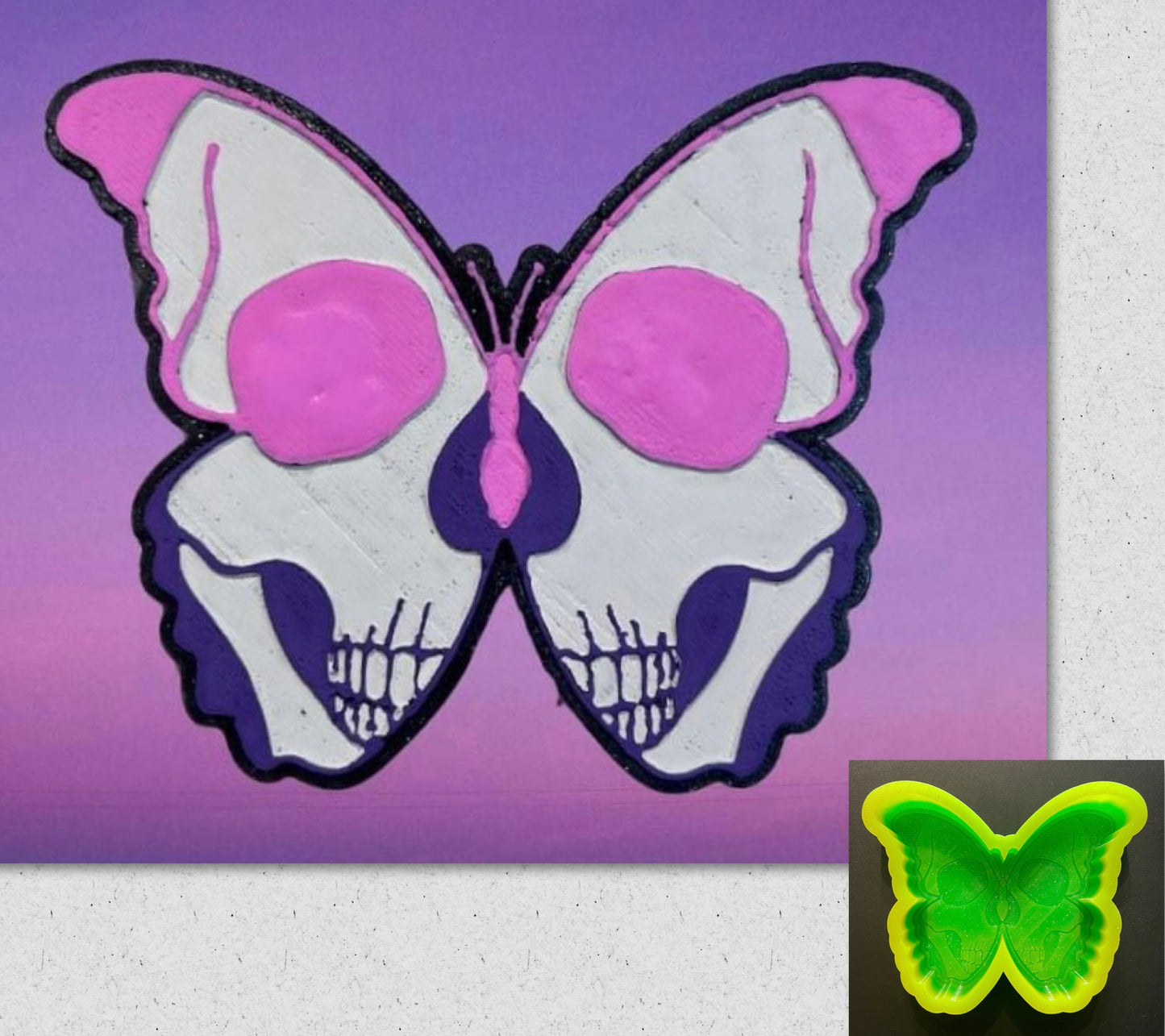 Skull Butterfly Mold