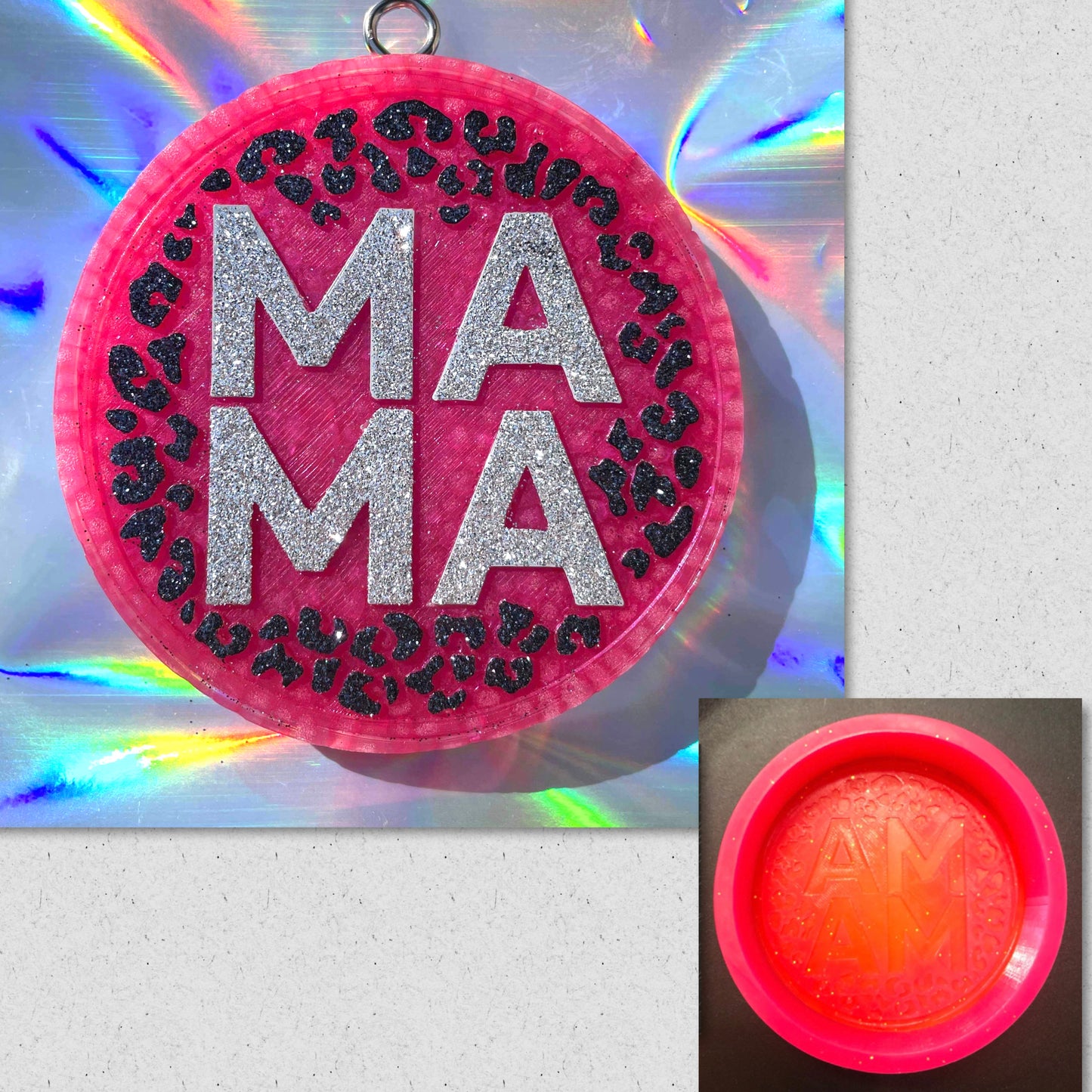 Mama Leopard Circle Mold