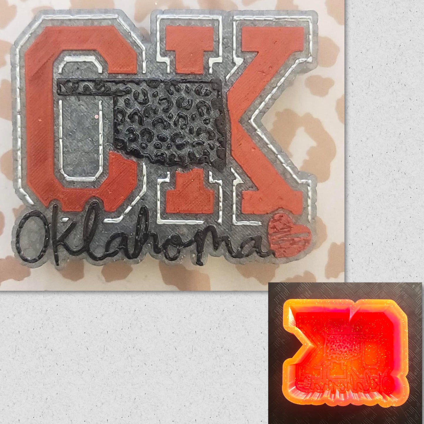 Oklahoma Leopard State Mold